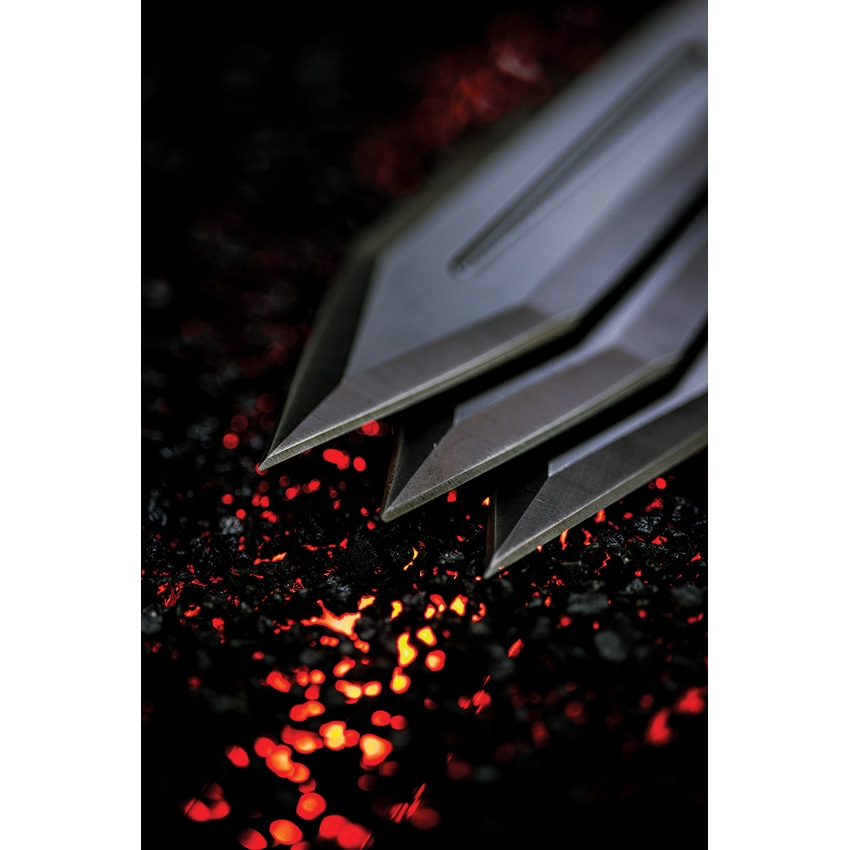 World Knife Throwing League - WKTL004 - Lancelot Throwing Knives - Fixed Blade Knife - 3Cr13 Stainless - Set of Three - Black - Image 9