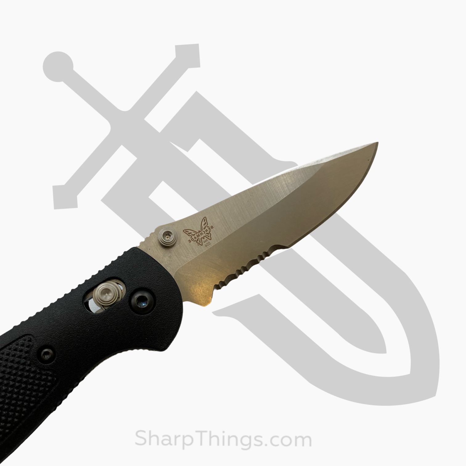 Benchmade - 556S-S30V - Mini Griptilian - Folding Knife - S30V Satin Drop Point P/S - Polymer - Black - Image 11