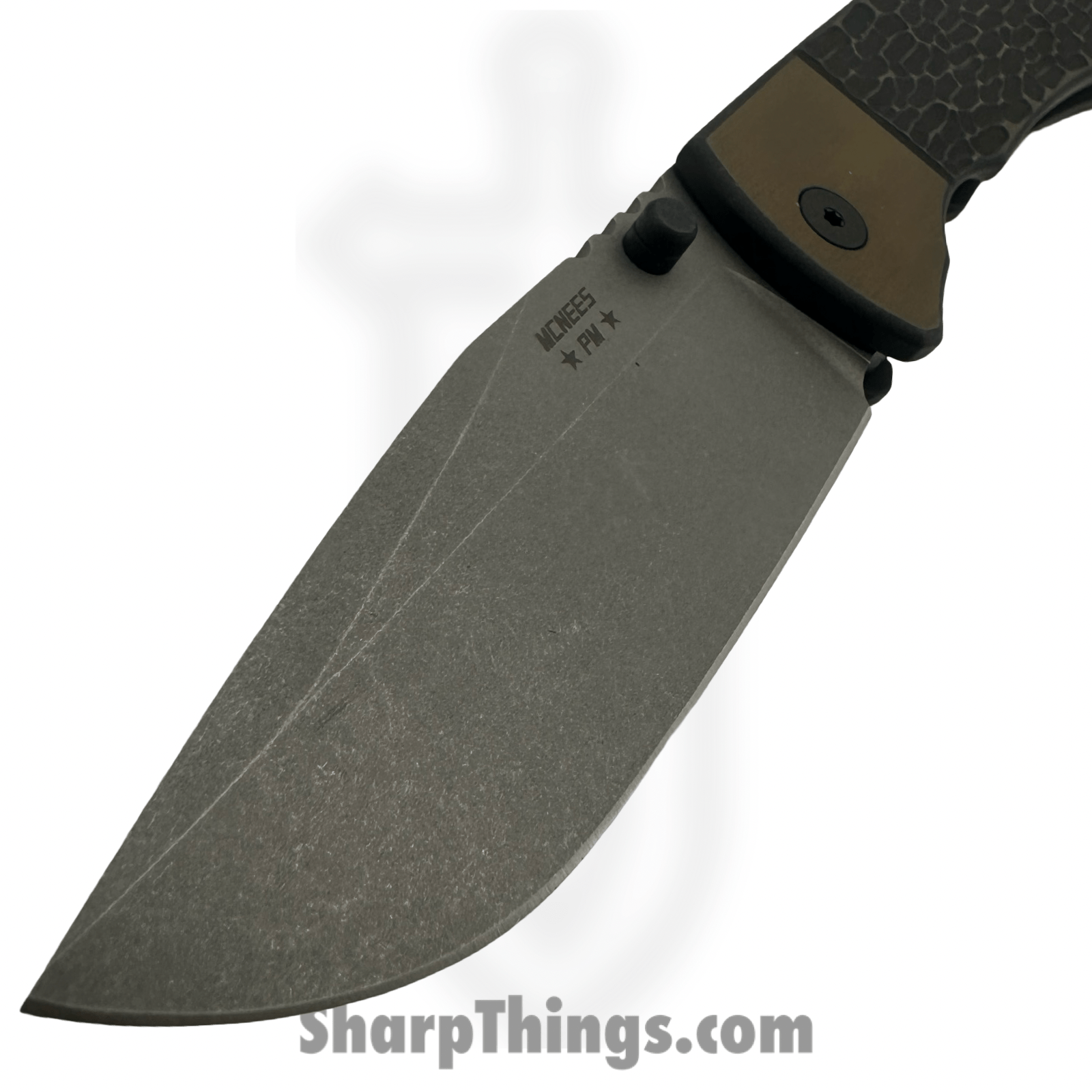 McNees - MAC23.5BJIGBLKBRZ - MAC 2 3.5 - Folding Knife - CPM MagnaCut Stonewash Drop Point - Titanium - Black Bronze - Image 6
