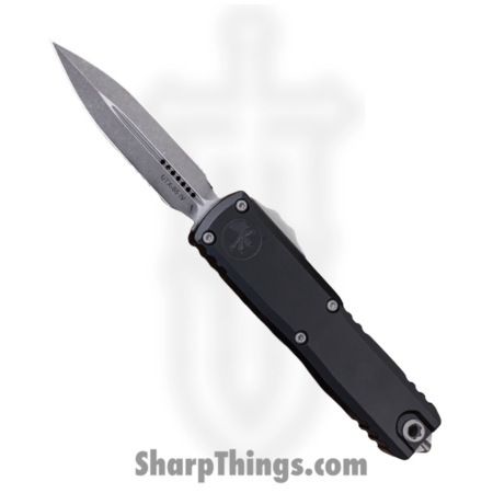 Microtech – 12324-10AP – UTX-85 Gen IV – OTF Auto – M390 Apocalyptic Dagger – Aluminum – Black